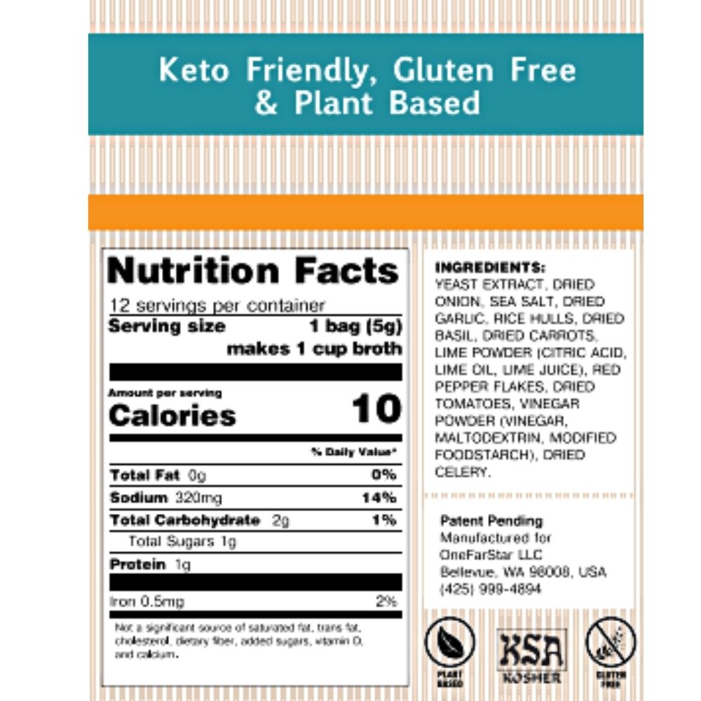 Millie's Delight Pho Sipping Broth - 2 BOX - 12 Count (24 Servings)