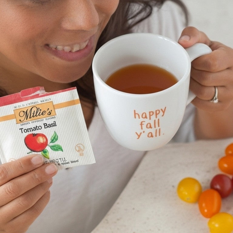Millie's Tomato Basil Sipping Broth - 2 BOX - 12 Count (24 Servings)